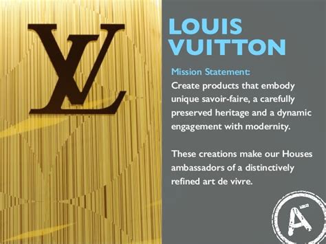 louis vuitton mission and vision statement|louis vuitton core values.